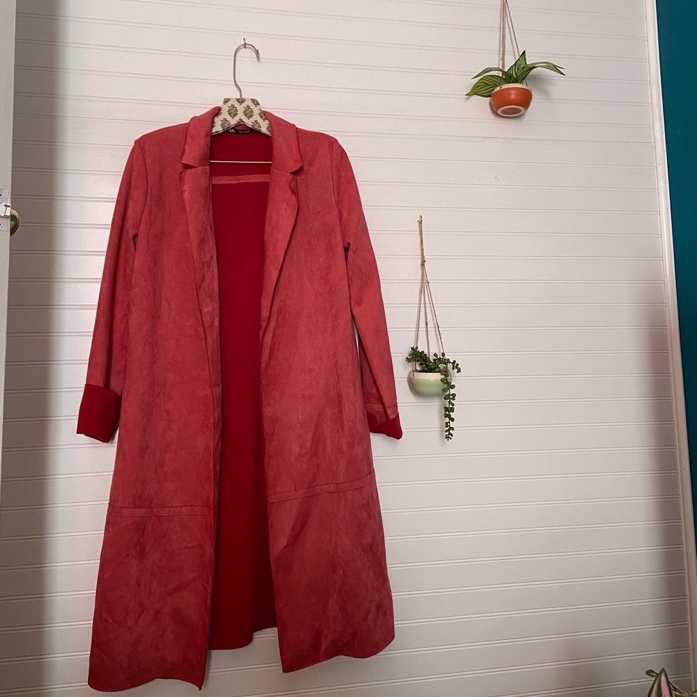 ZARA coat 🍓🍓🍓💕